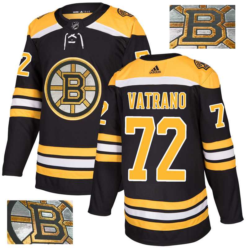 Bruins 72 Frank Vatrano Black With Special Glittery Logo Adidas Jersey,We sell and wholesale Bruins 72 Frank Vatrano Black With Special Glittery Logo Adidas Jersey on line form chian!